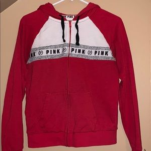 PINK- Victoria’s Secret Full Zip Hoodie